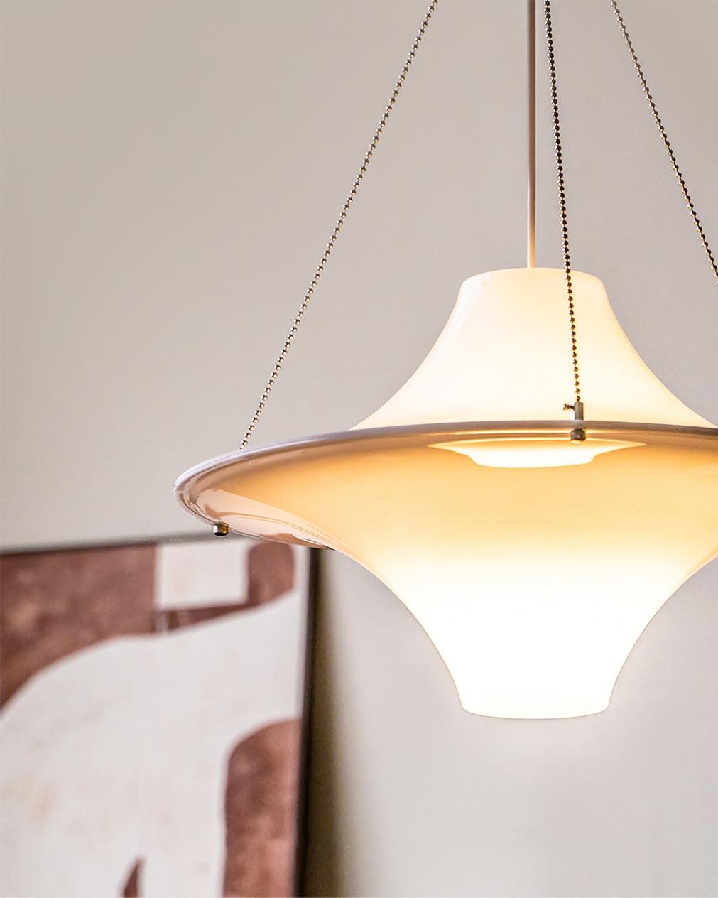 Dali hanglamp acryl UFO-vorm voor moderne woonkamer