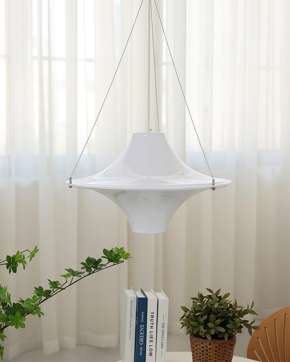 Dali hanglamp acryl UFO-vorm voor moderne woonkamer