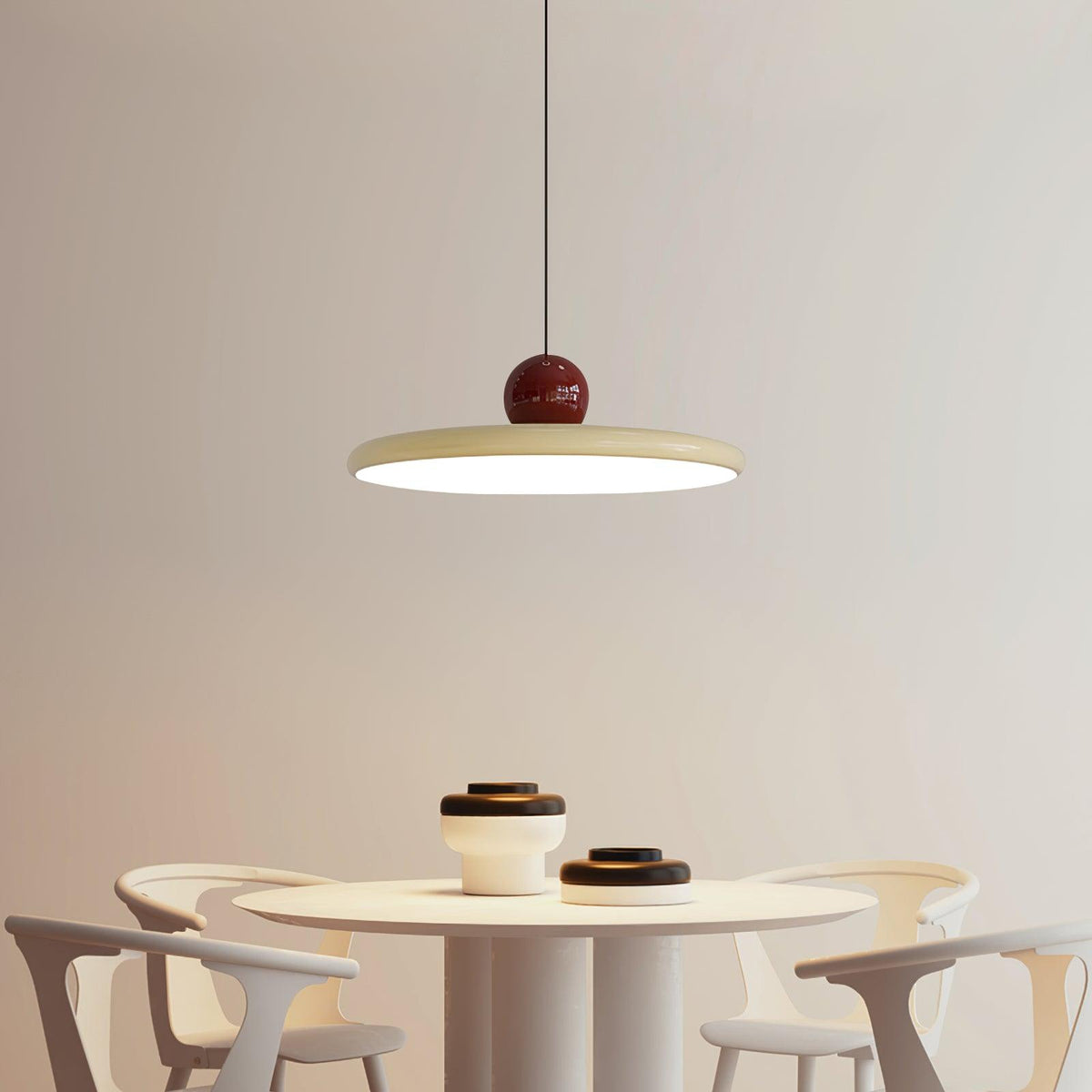 Terioaine hanglamp Swag groen en rood
