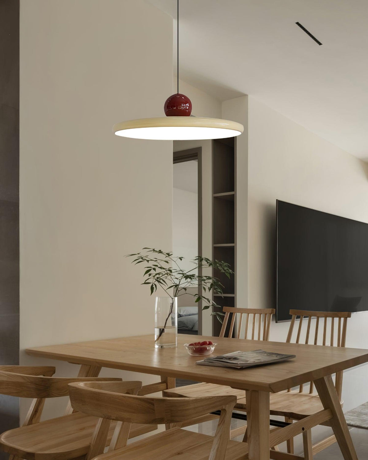 Terioaine hanglamp Swag groen en rood