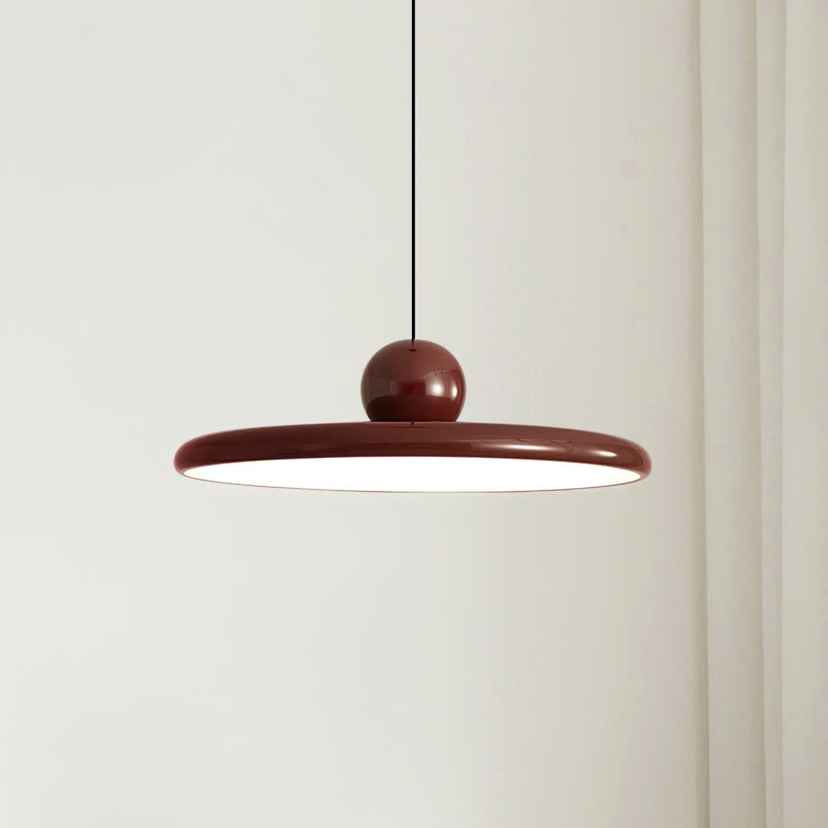 Terioaine hanglamp Swag groen en rood