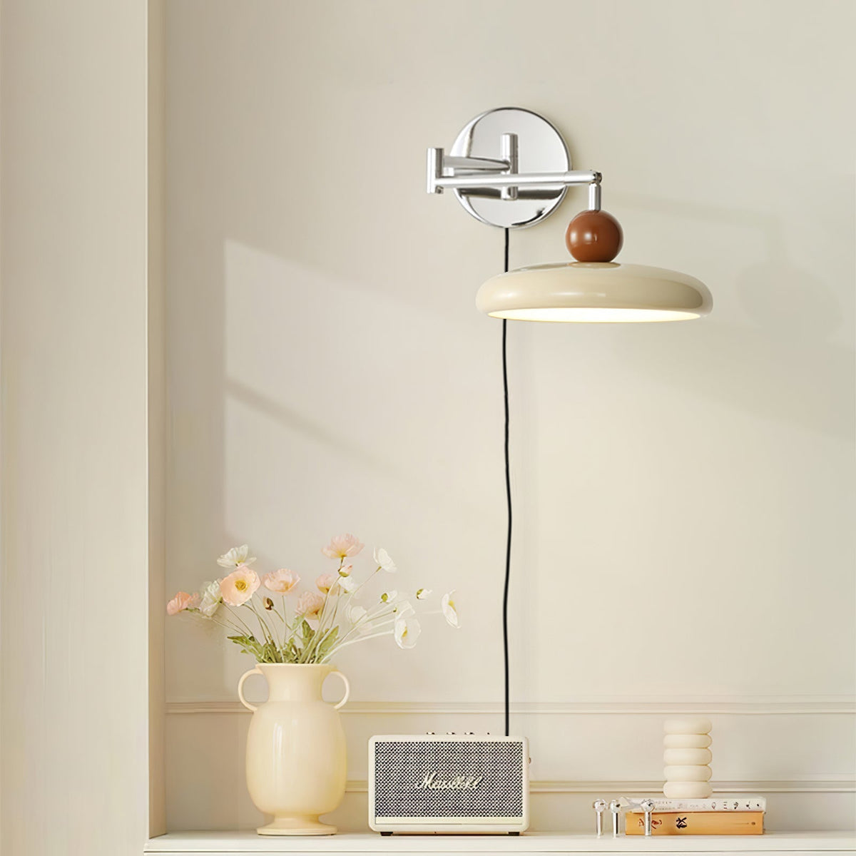 Selenina met stekker wandlamp