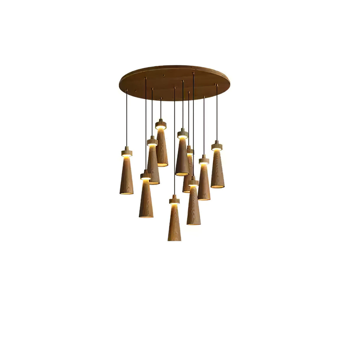 Tesno Minimalistische hanglamp van walnoothout