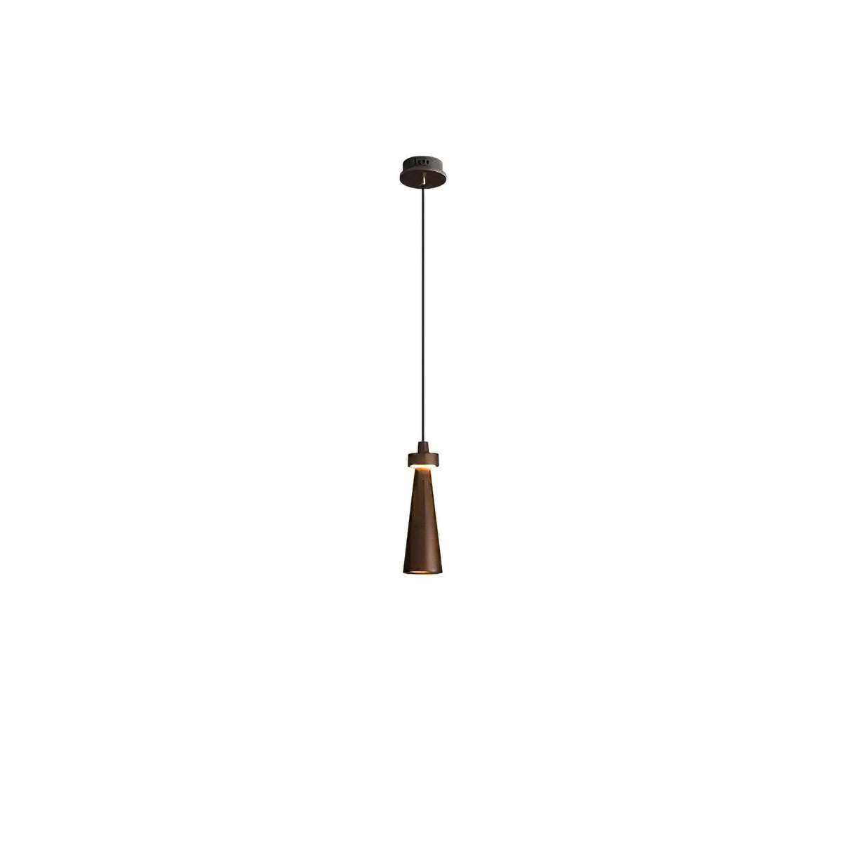 Tesno Minimalistische hanglamp van walnoothout