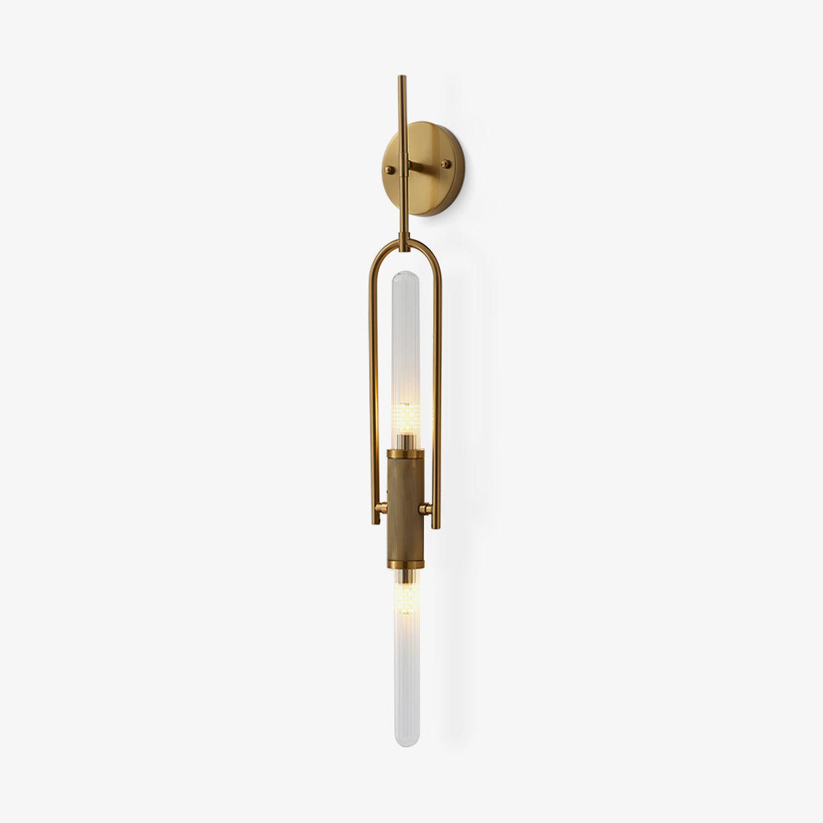 Isvyn Noordse kunst Lange Arc glas wandlamp