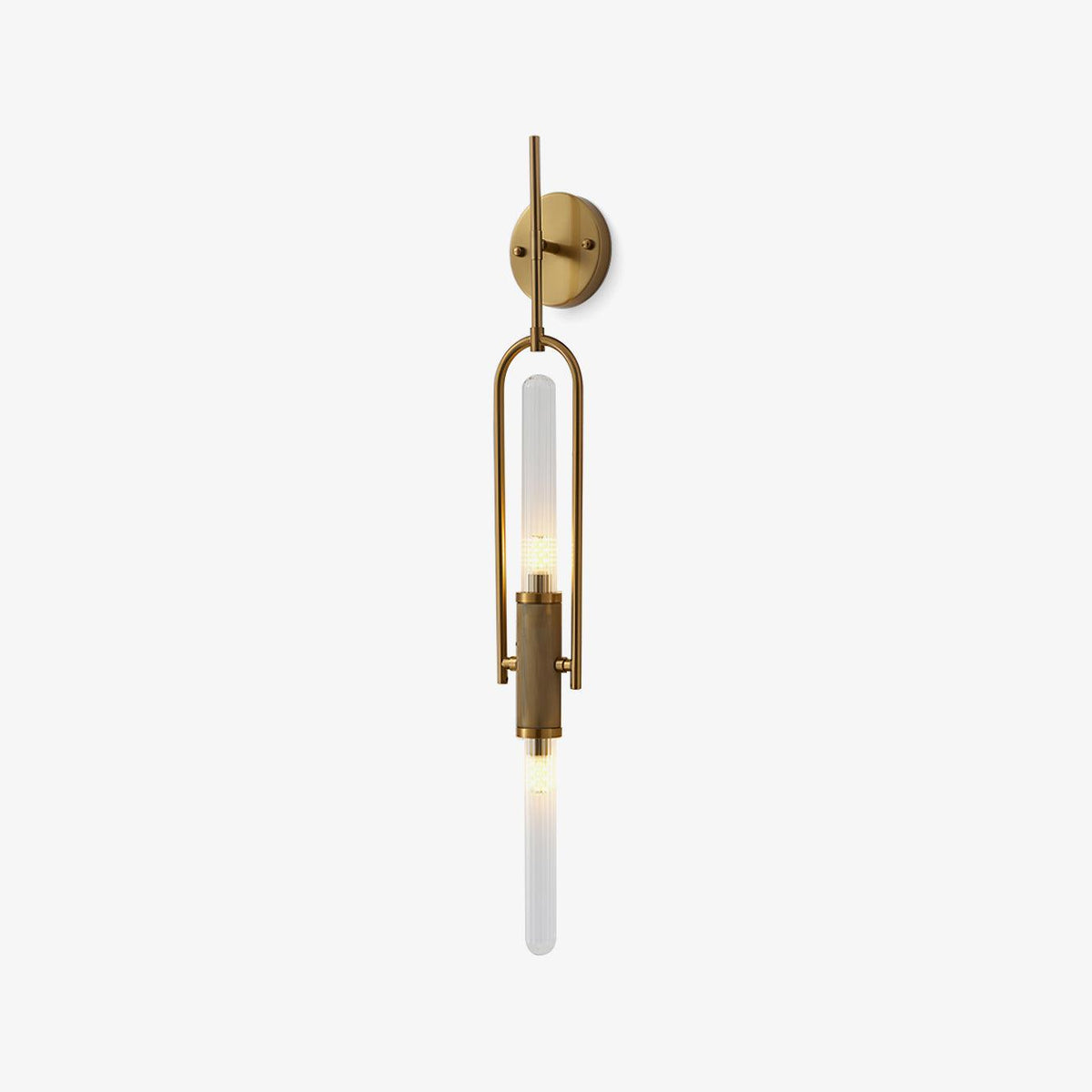 Isvyn Noordse kunst Lange Arc glas wandlamp