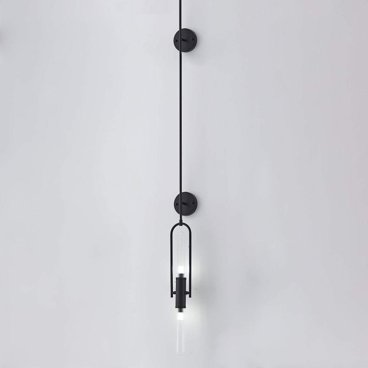 Isvyn Noordse kunst Lange Arc glas wandlamp