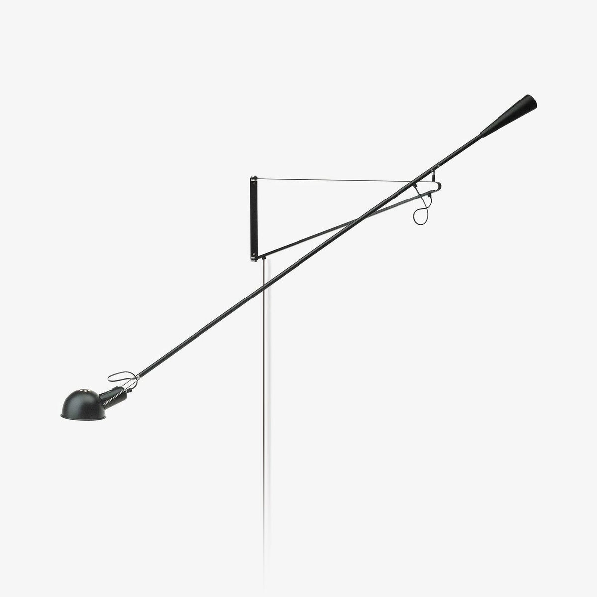 Cid moderne minimalistische wandlamp met lange arm