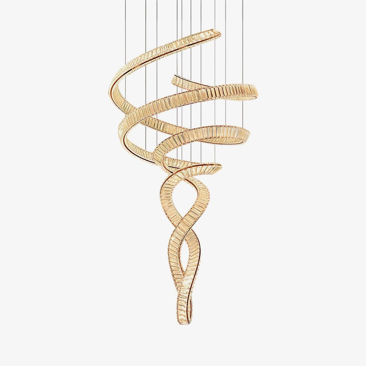 Cotalan Fluid goudkleurige afwerking hanglamp