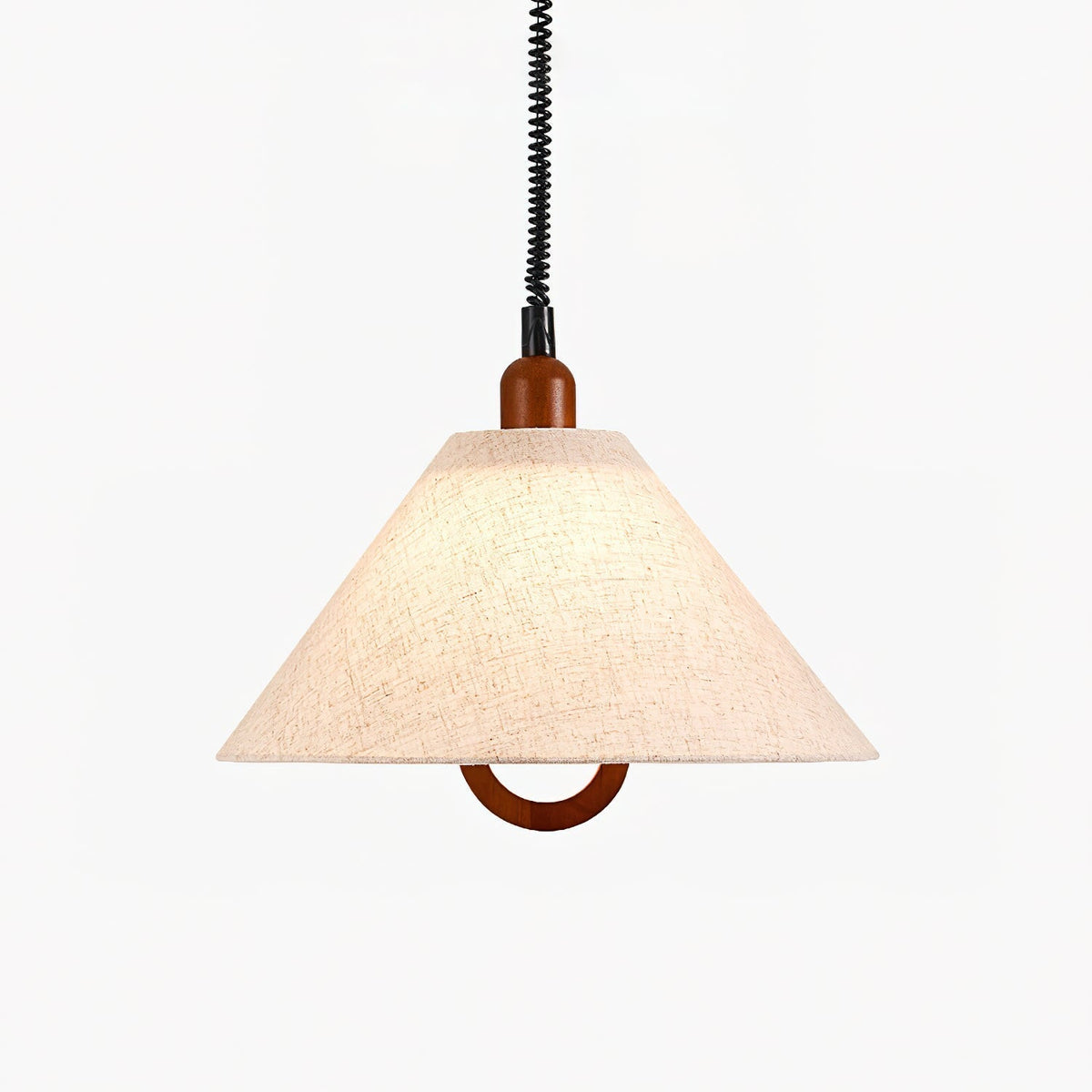 Alcaria Premium Noordse kunst stoffen hout hanglamp