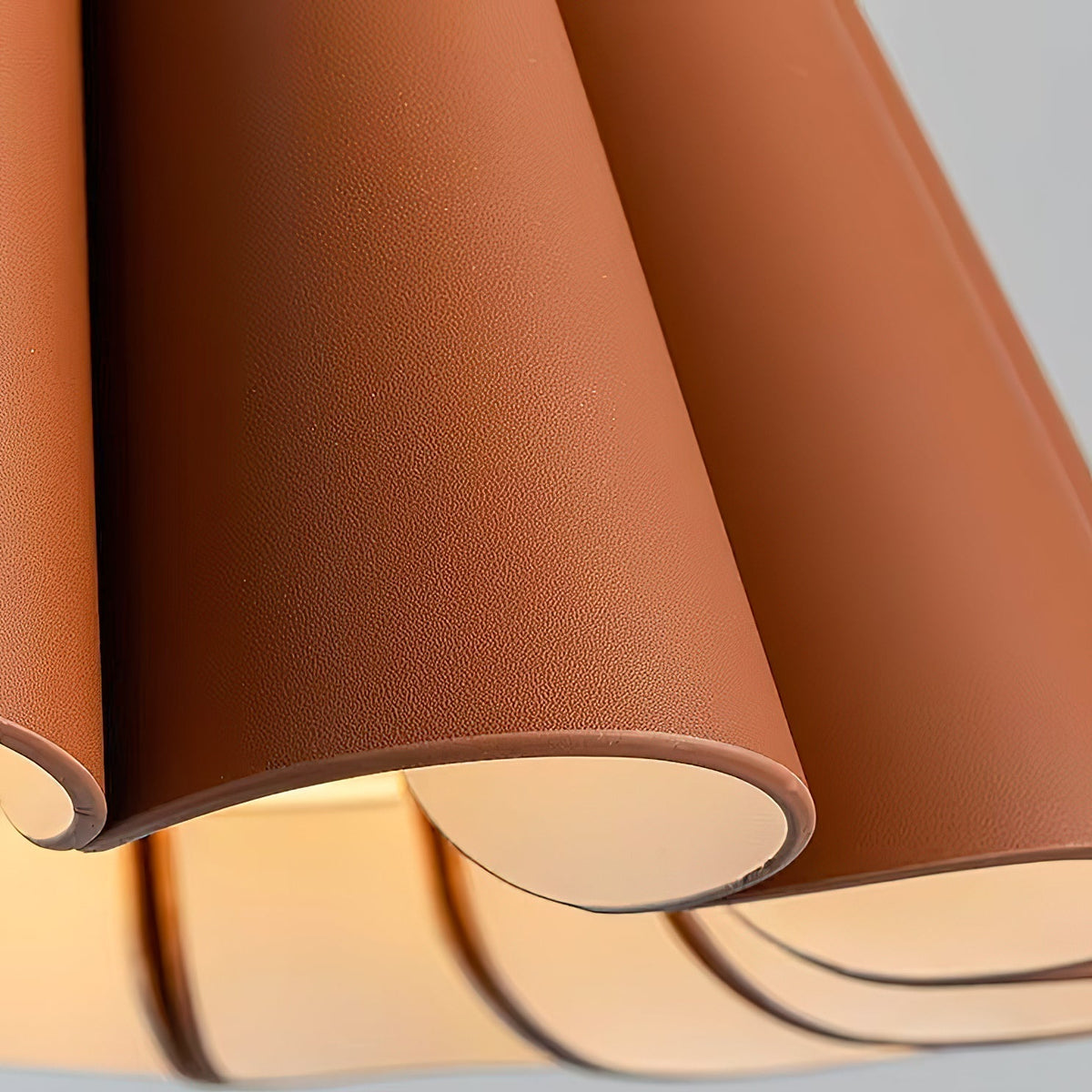 Teriisiella hanglamp bruin leer