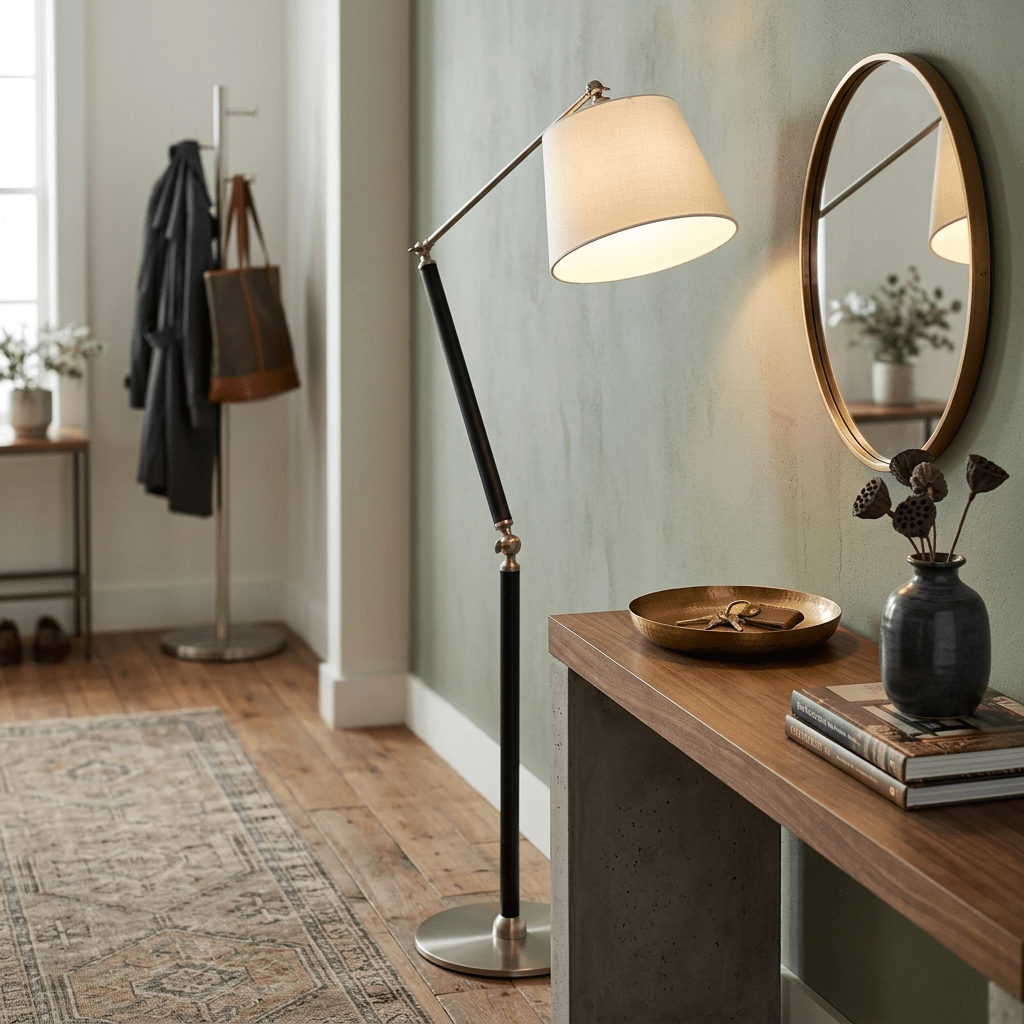 Veyron verstelbare vloerlamp met beweegbare arm