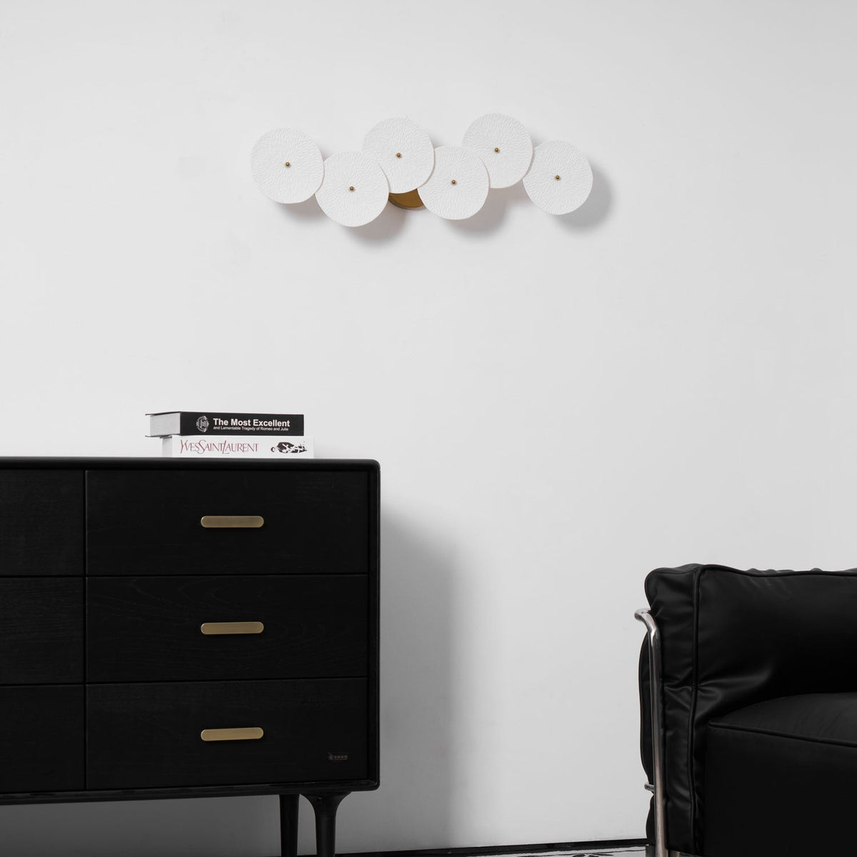 Jesse elegantie Noordse kunst bloemblaadje wandlamp