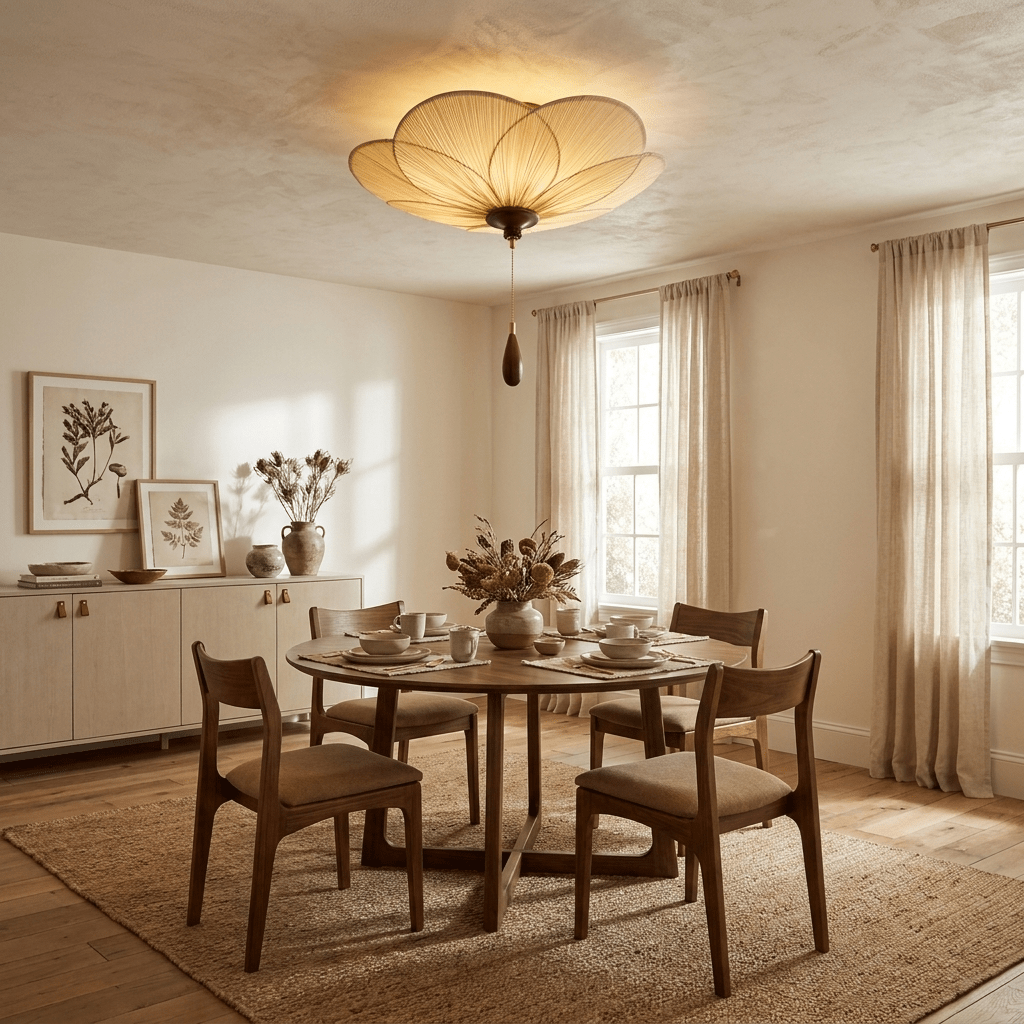 Isabeau Bloom geplooide plafondlamp