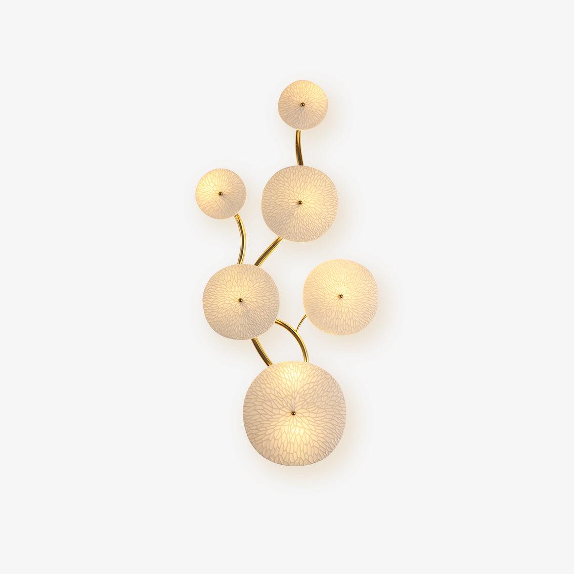 Jesse elegantie Noordse kunst bloemblaadje wandlamp