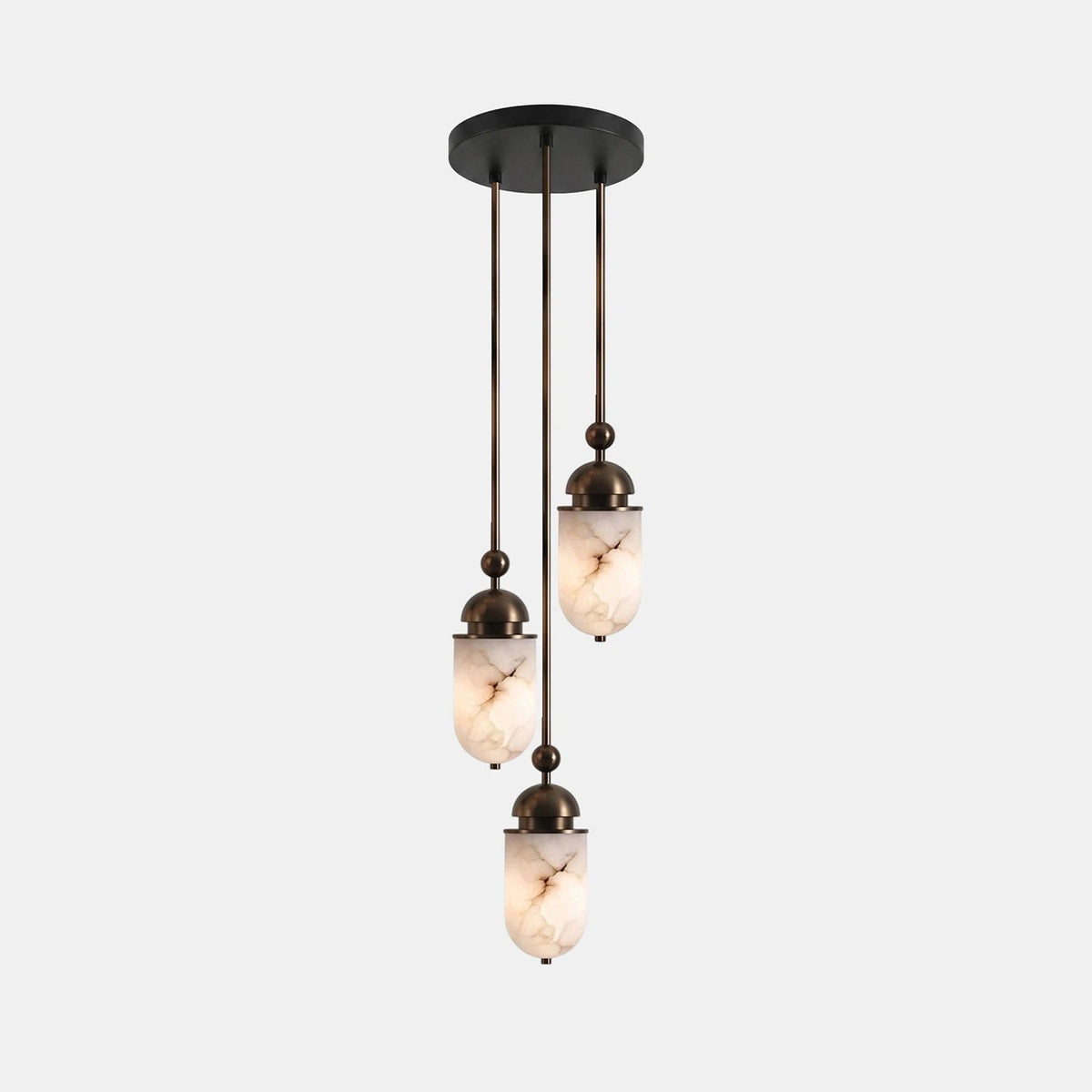 Whitcombe Albasten staaf hanglamp