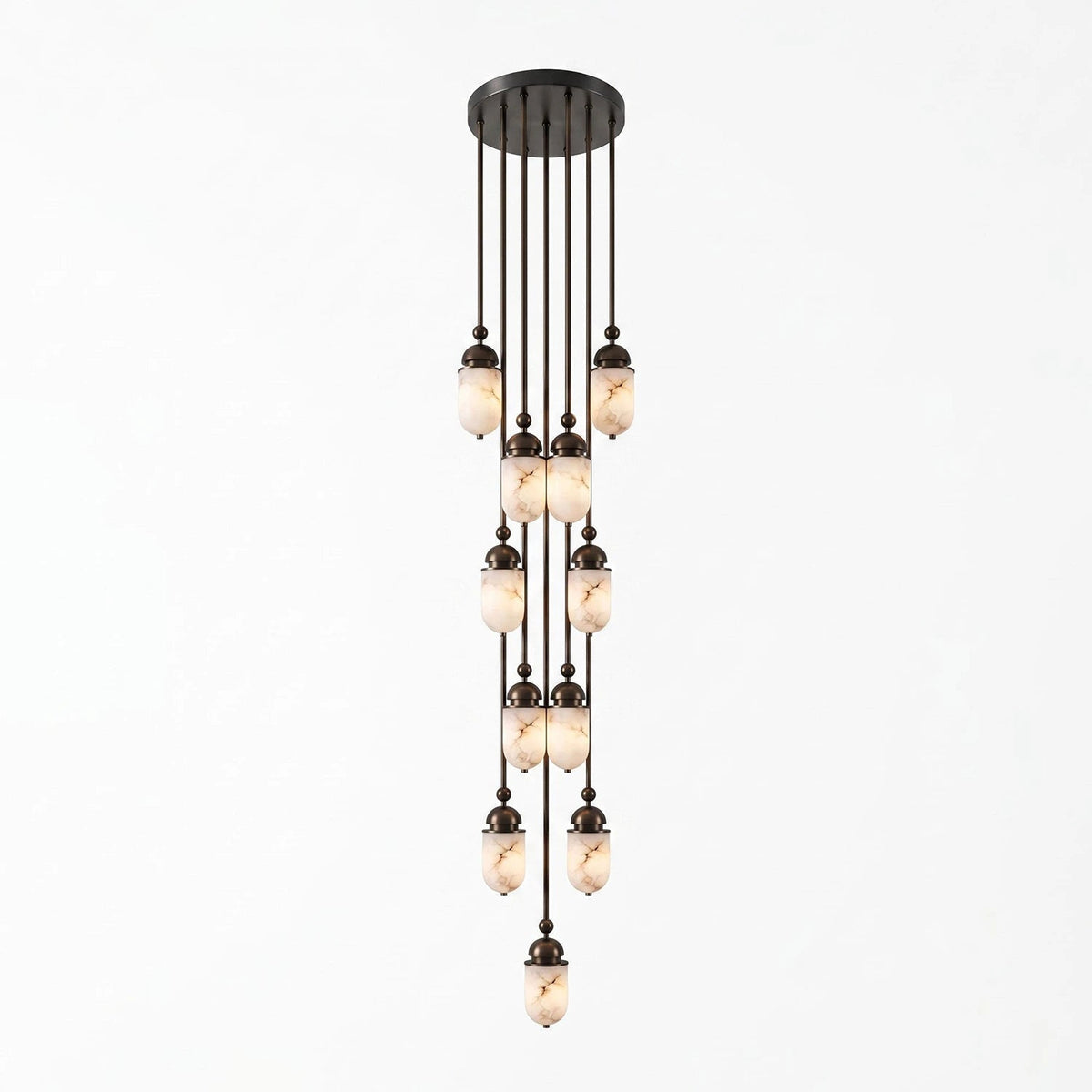 Whitcombe Albasten staaf hanglamp