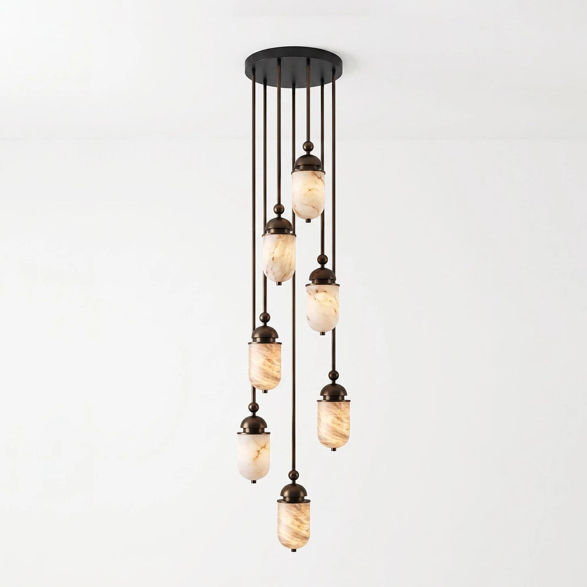 Whitcombe Albasten staaf hanglamp