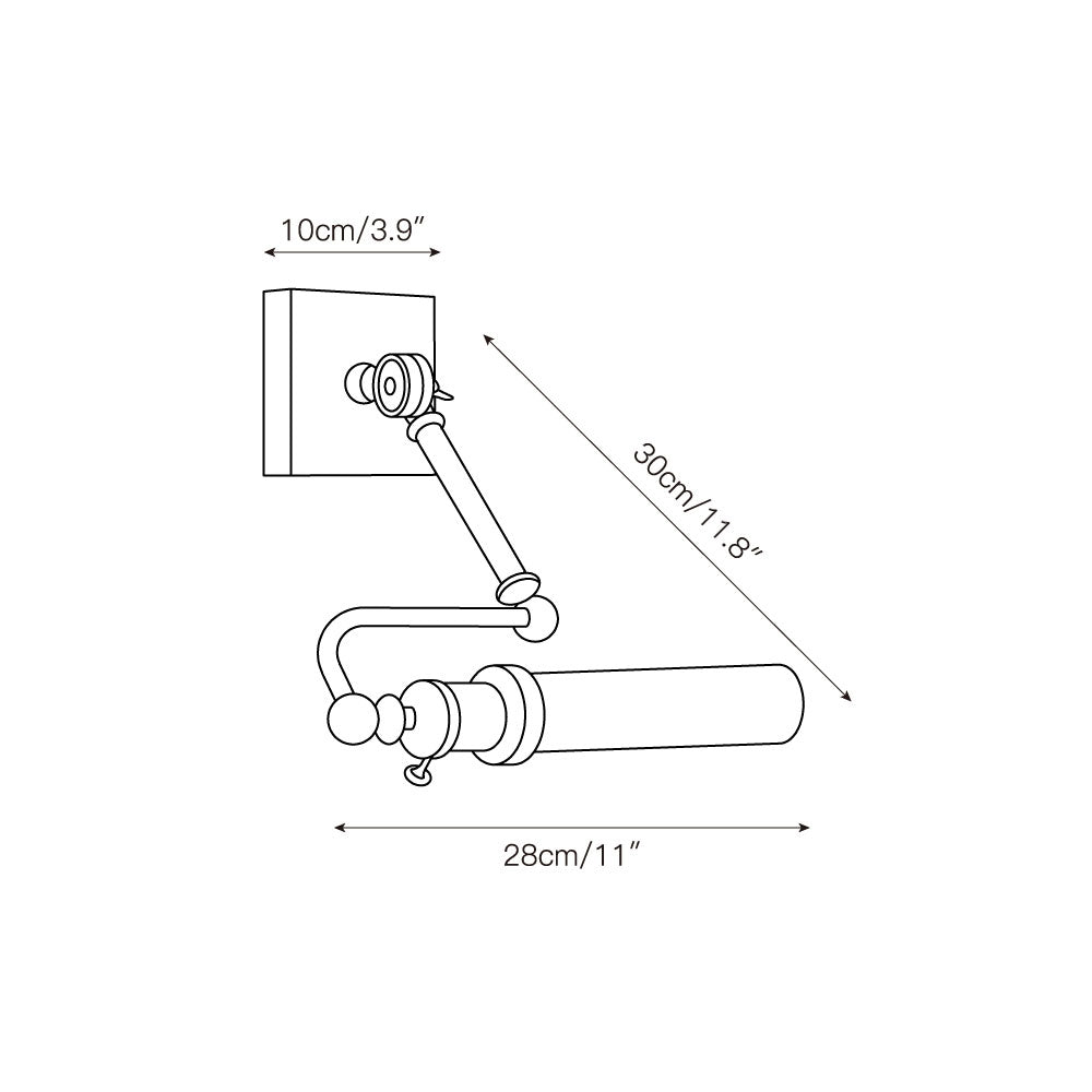 Asteron wandlamp