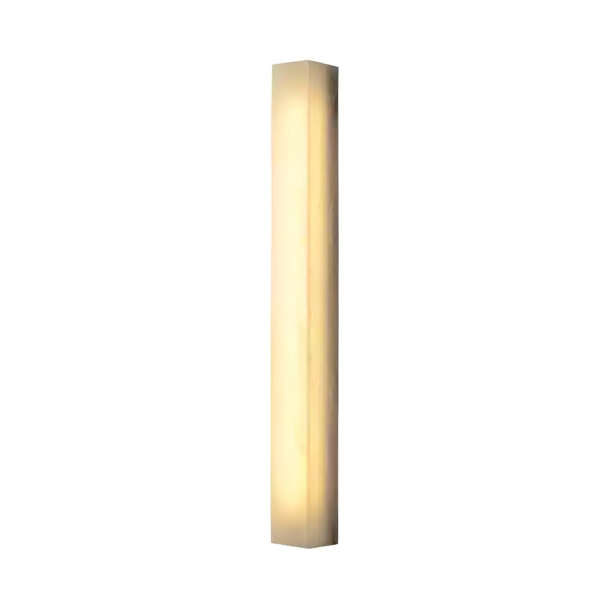 Alborella cilindrische wandlamp van albast