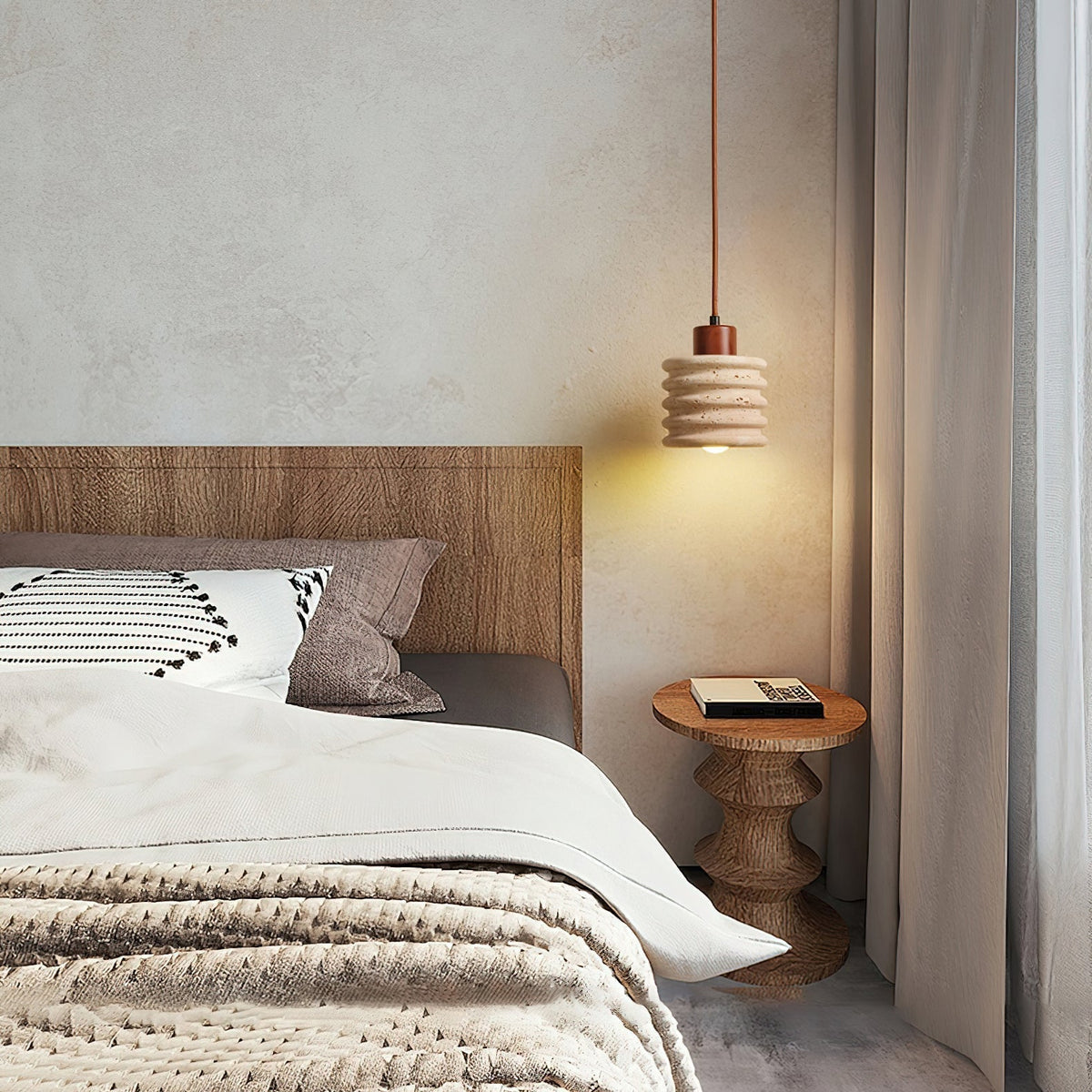 Burlat hanglamp travertin