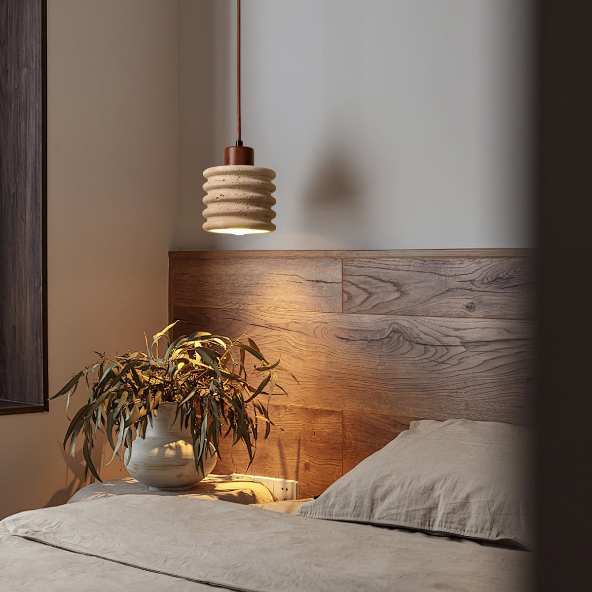 Burlat hanglamp travertin