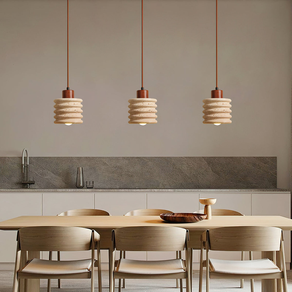Burlat hanglamp travertin