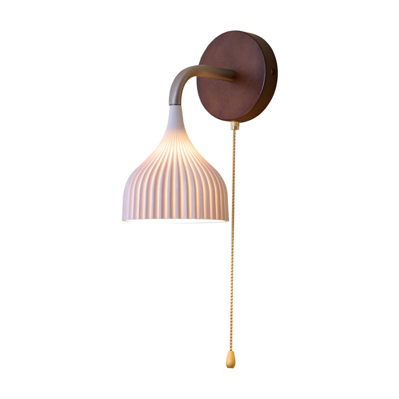 Cimararae elegantie klassieke Houten wandlamp