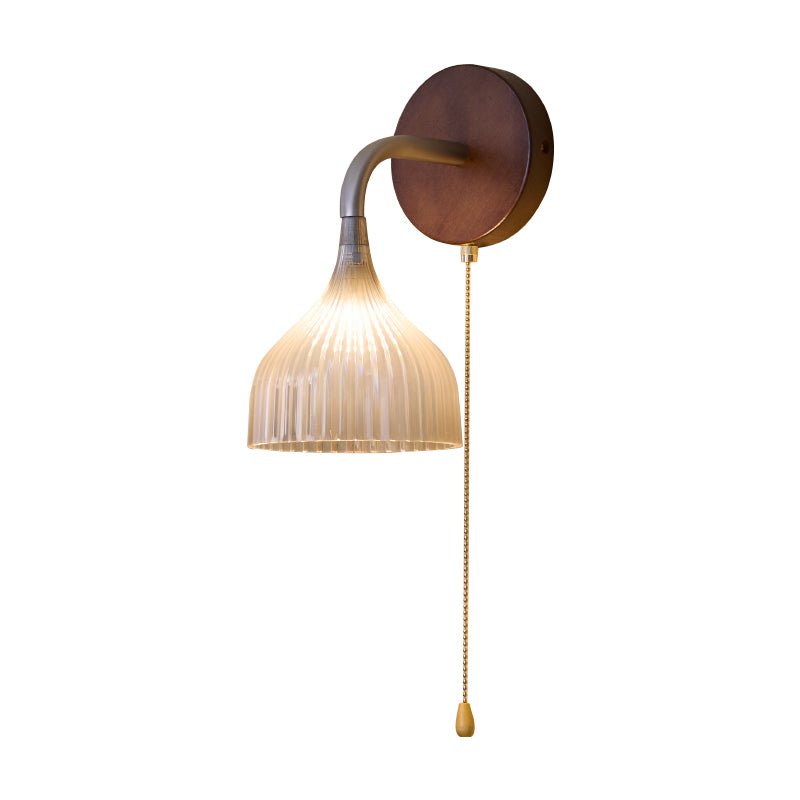 Cimararae elegantie klassieke Houten wandlamp