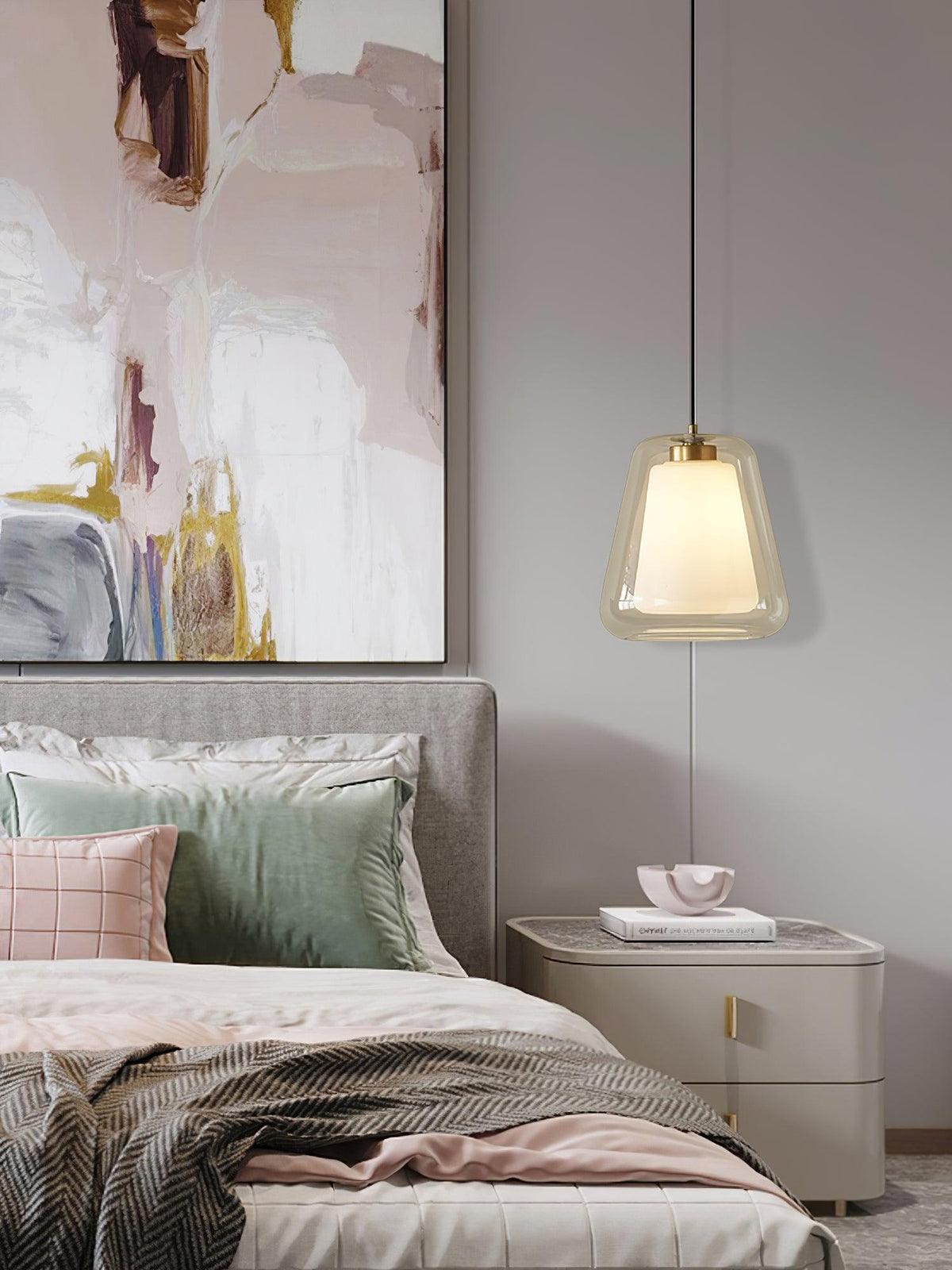 Ate Goud eigentijdse hanglamp Contemporain