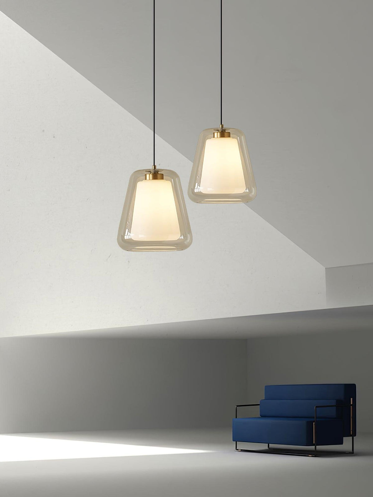 Ate Goud eigentijdse hanglamp Contemporain
