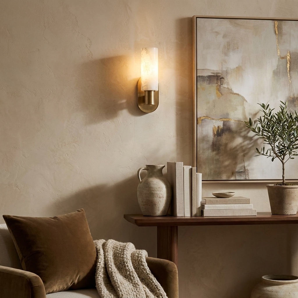 Perrymere albast wandlamp