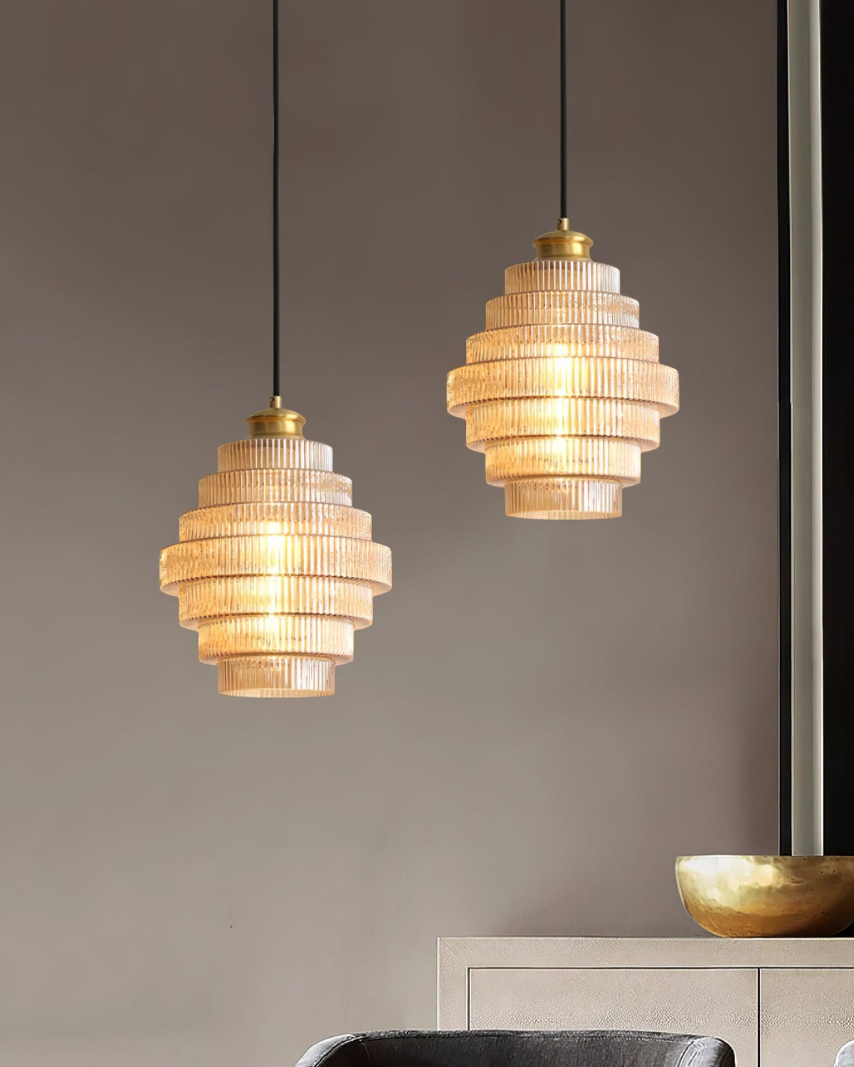 Svena-glas hanglamp