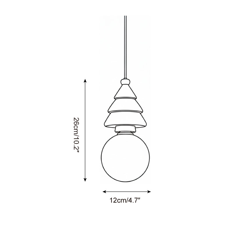 Riverise bollen hanglamp
