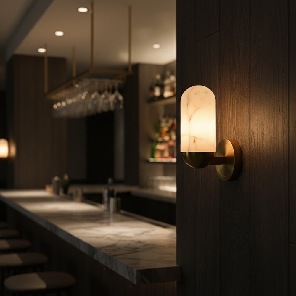 Lumeers albasten wandlamp