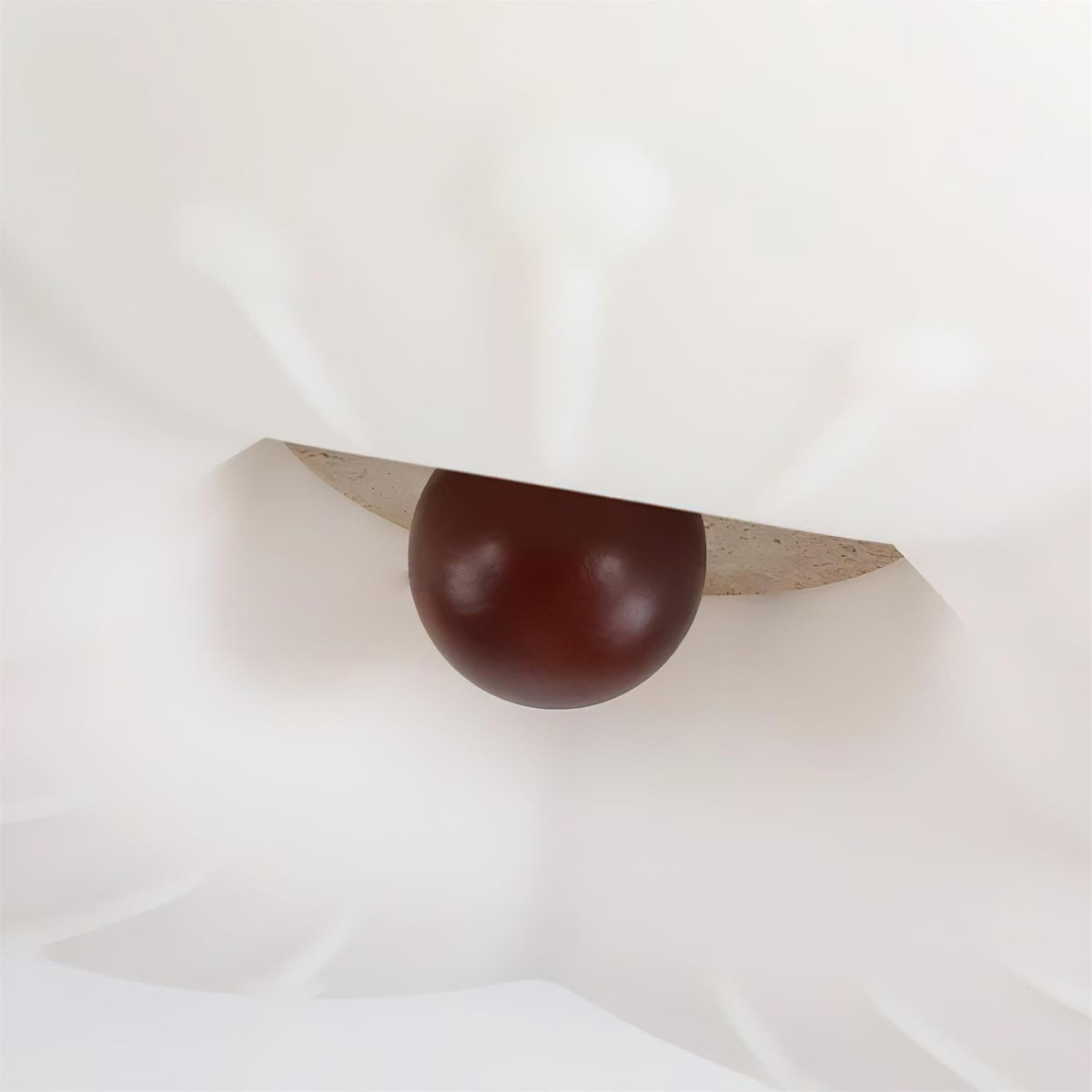 Riita Flower plafondlamp travertin