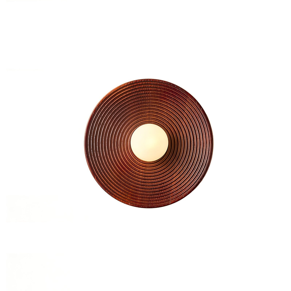 Aldenise Noordse kunst Contour wandlamp van walnoothout