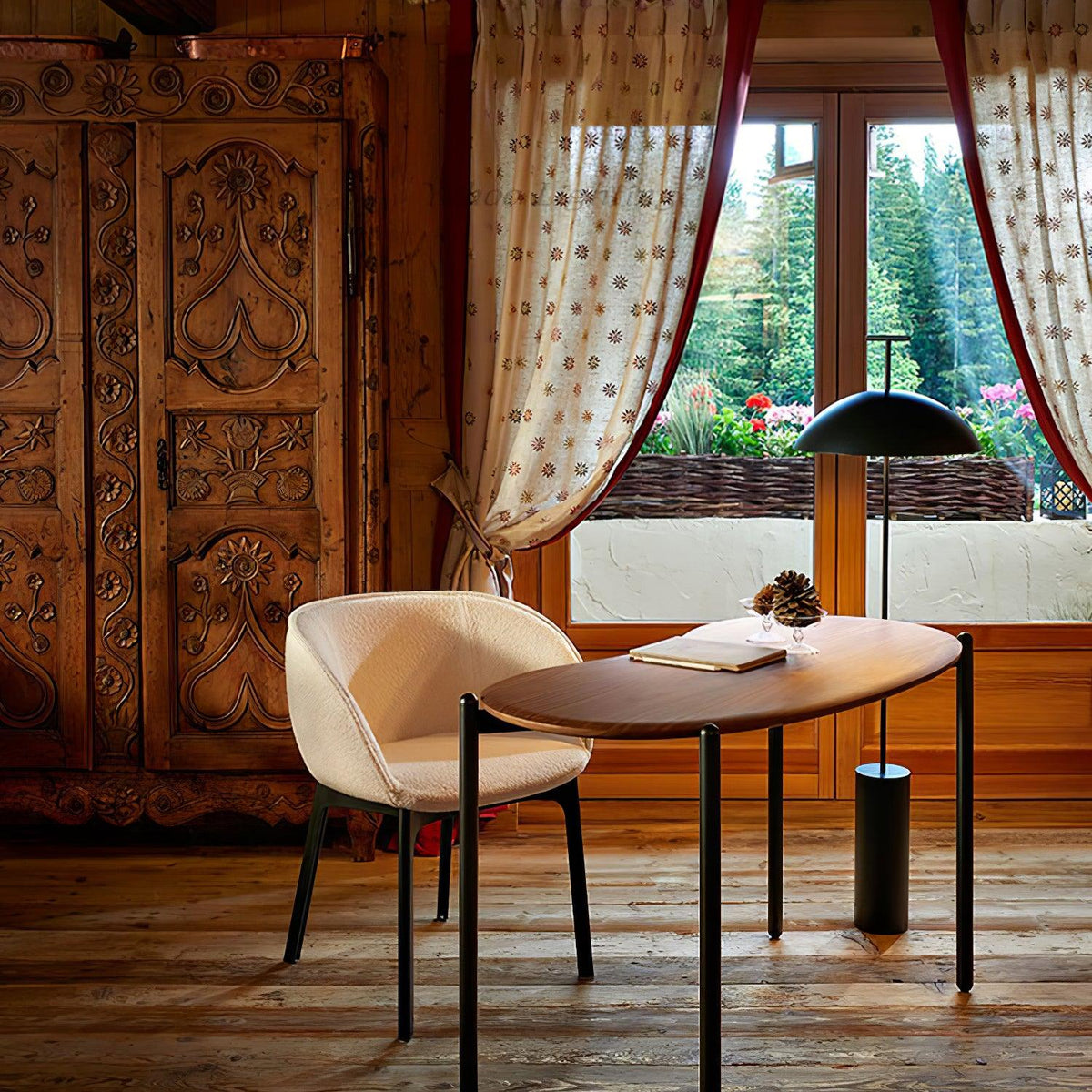Sorerette vloerlamp