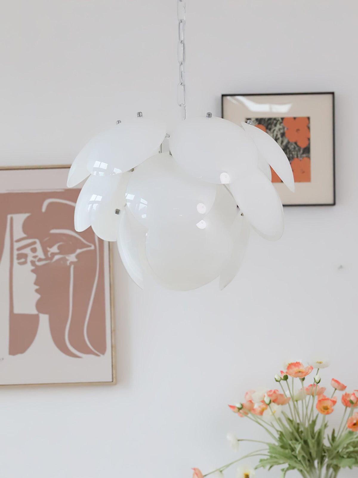 Sophia Minimalistische kroonluchter van glas
