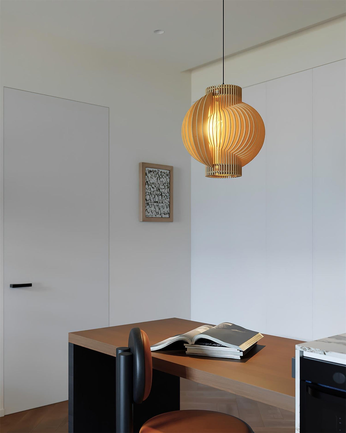 Rinaena houten hanglamp