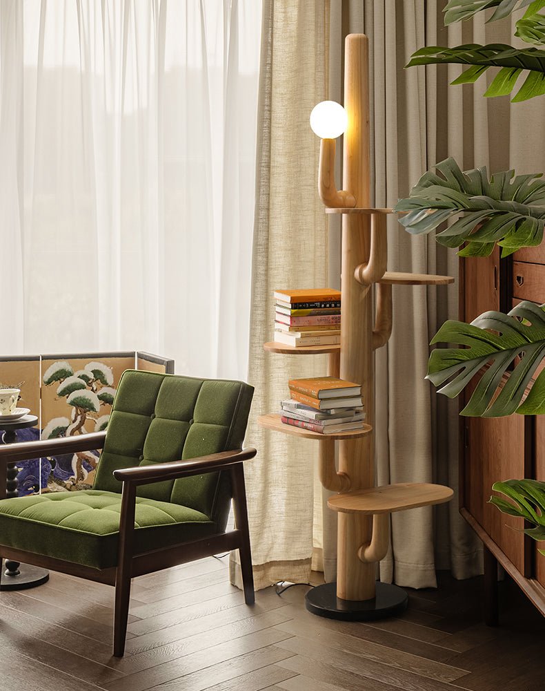 Rymb Houten Boom vloerlamp
