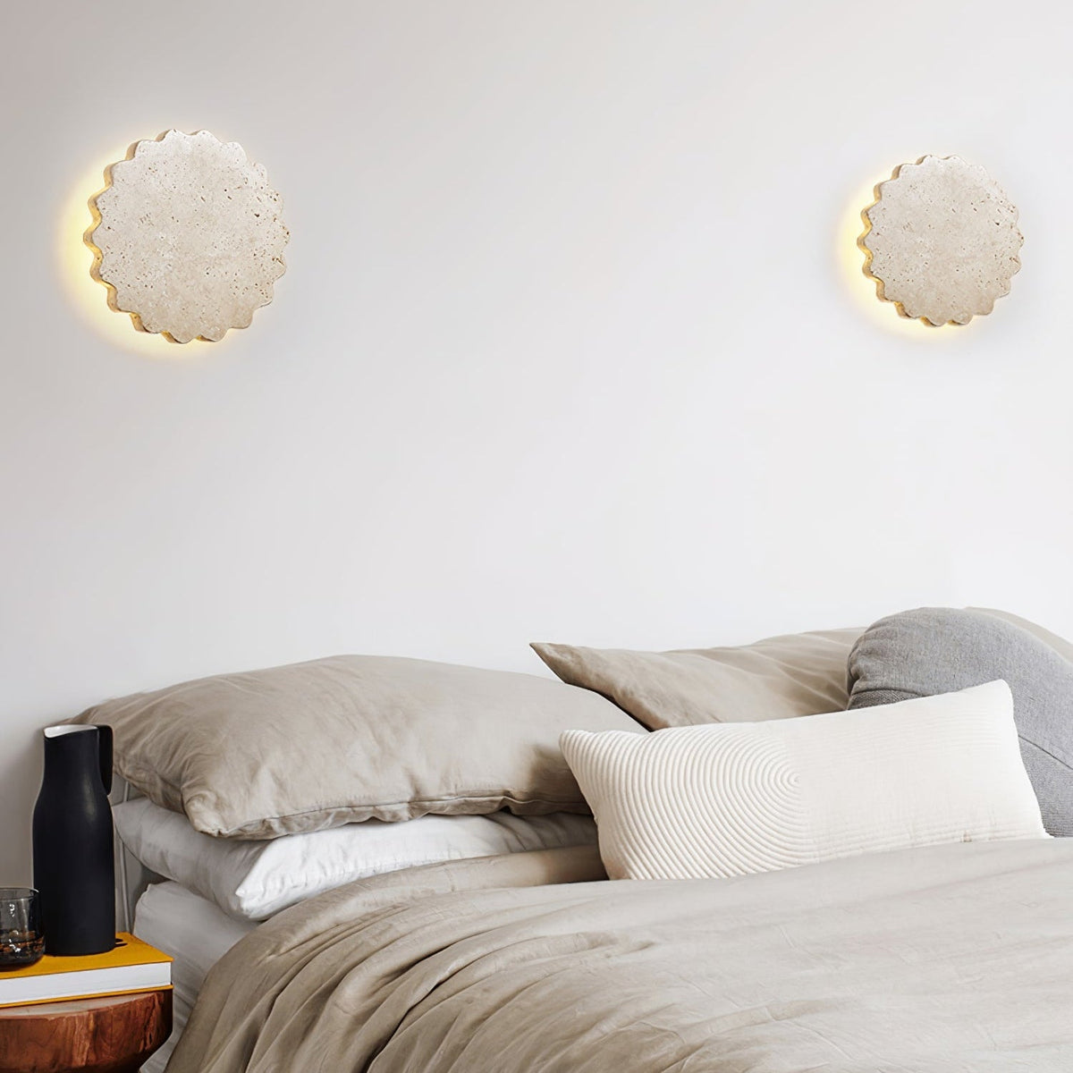 Viraanette Luna Scallop wandlamp