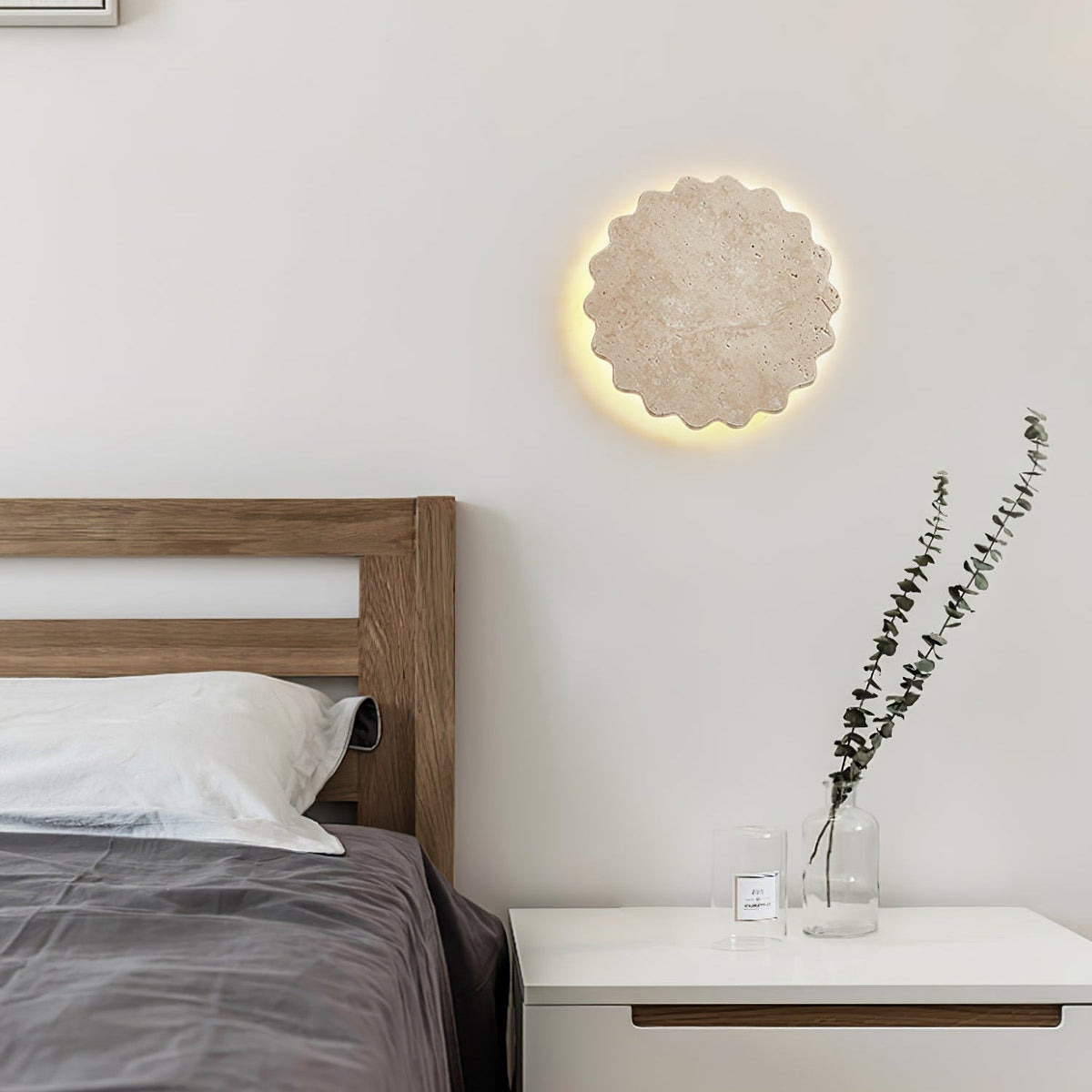 Viraanette Luna Scallop wandlamp