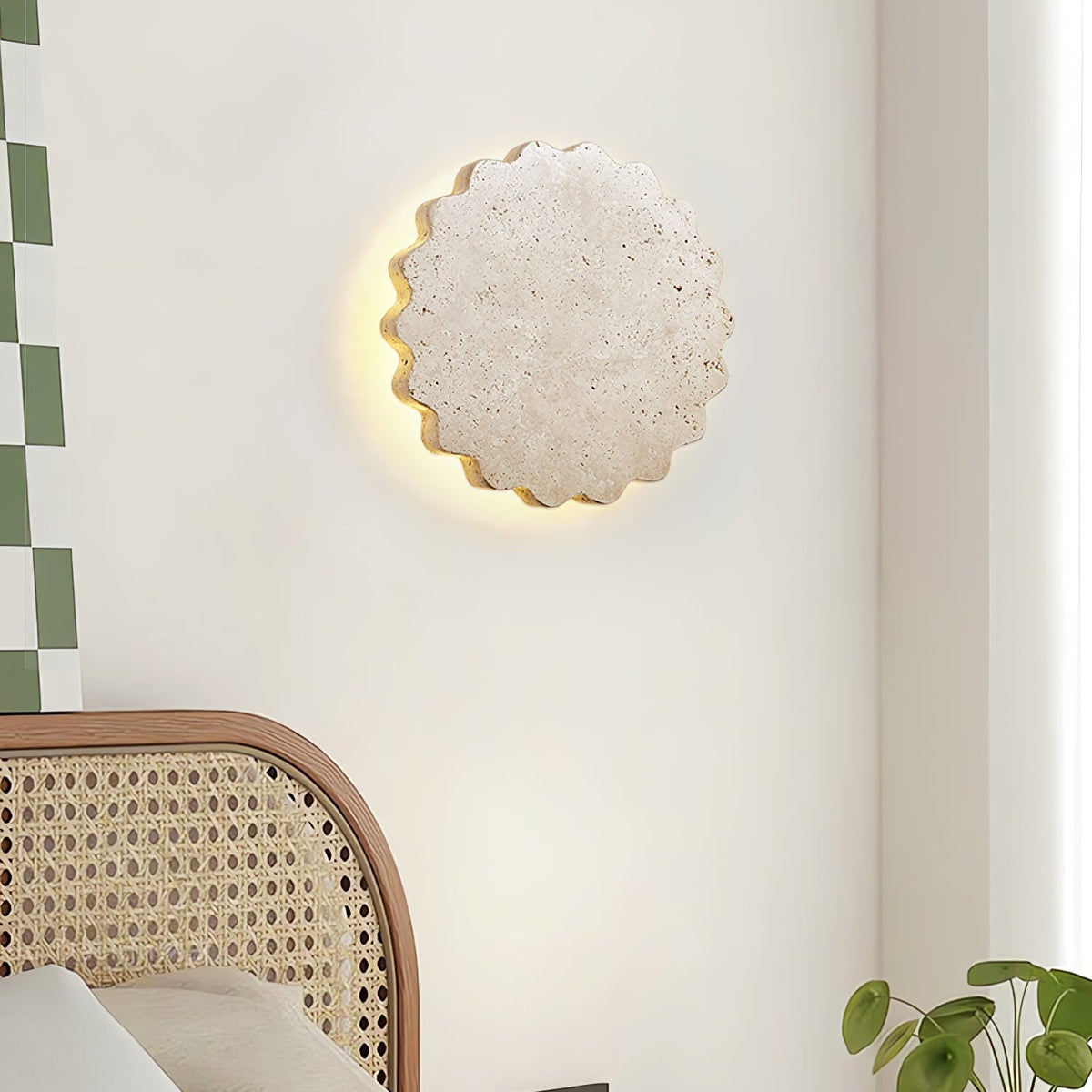 Viraanette Luna Scallop wandlamp