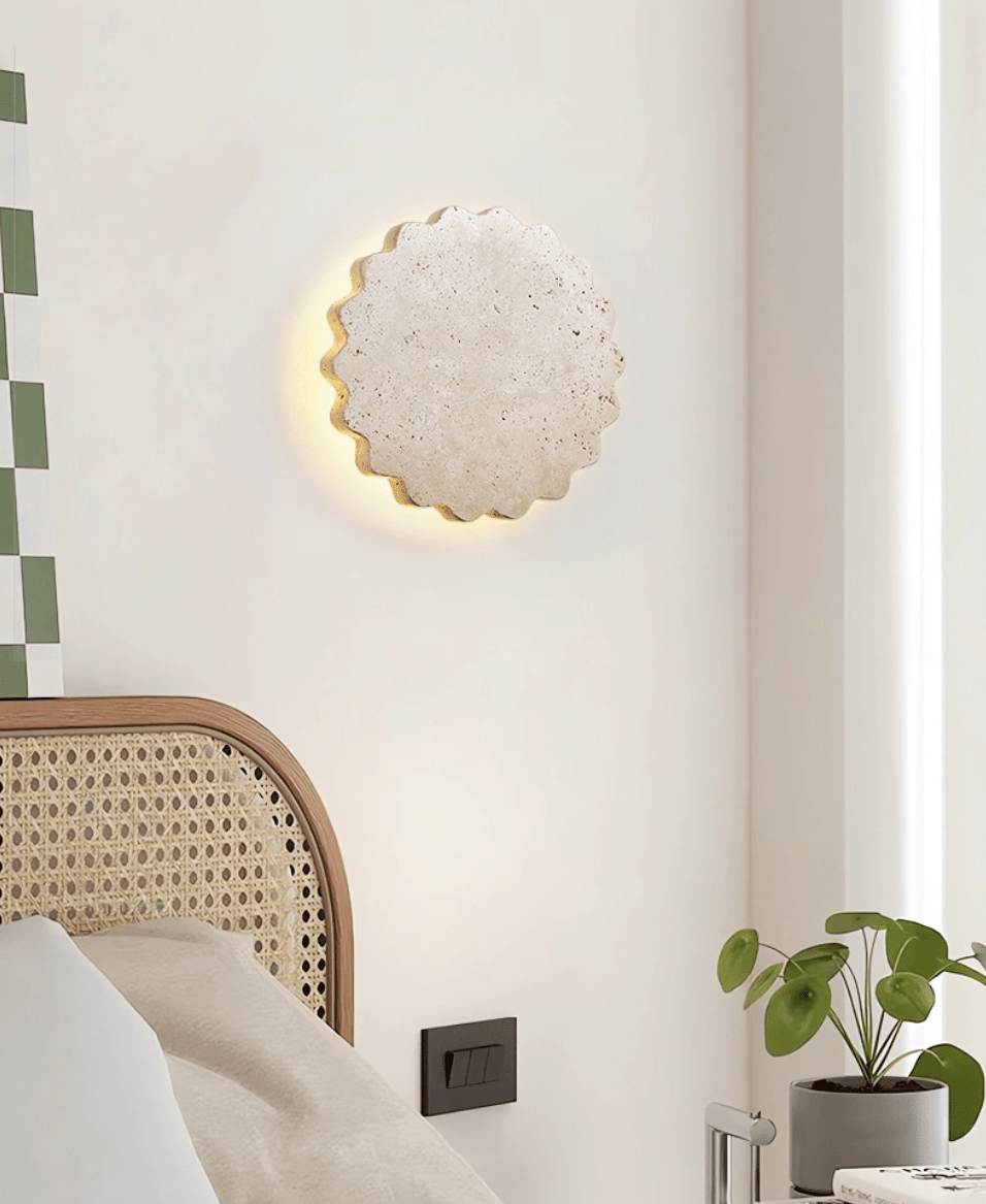 Viraanette Luna Scallop wandlamp