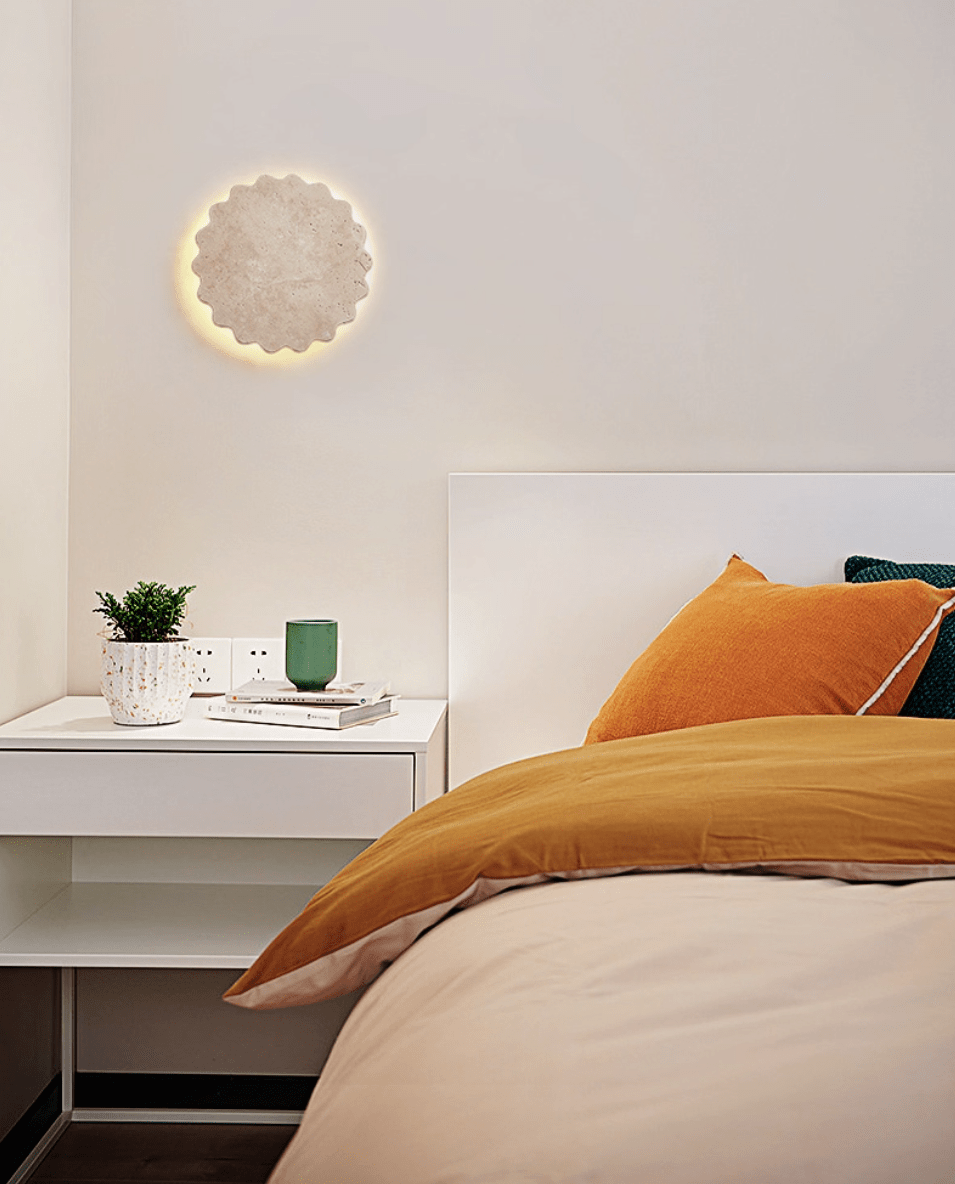 Viraanette Luna Scallop wandlamp