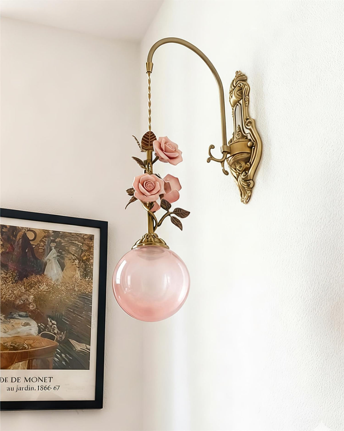 Roseline wandlamp