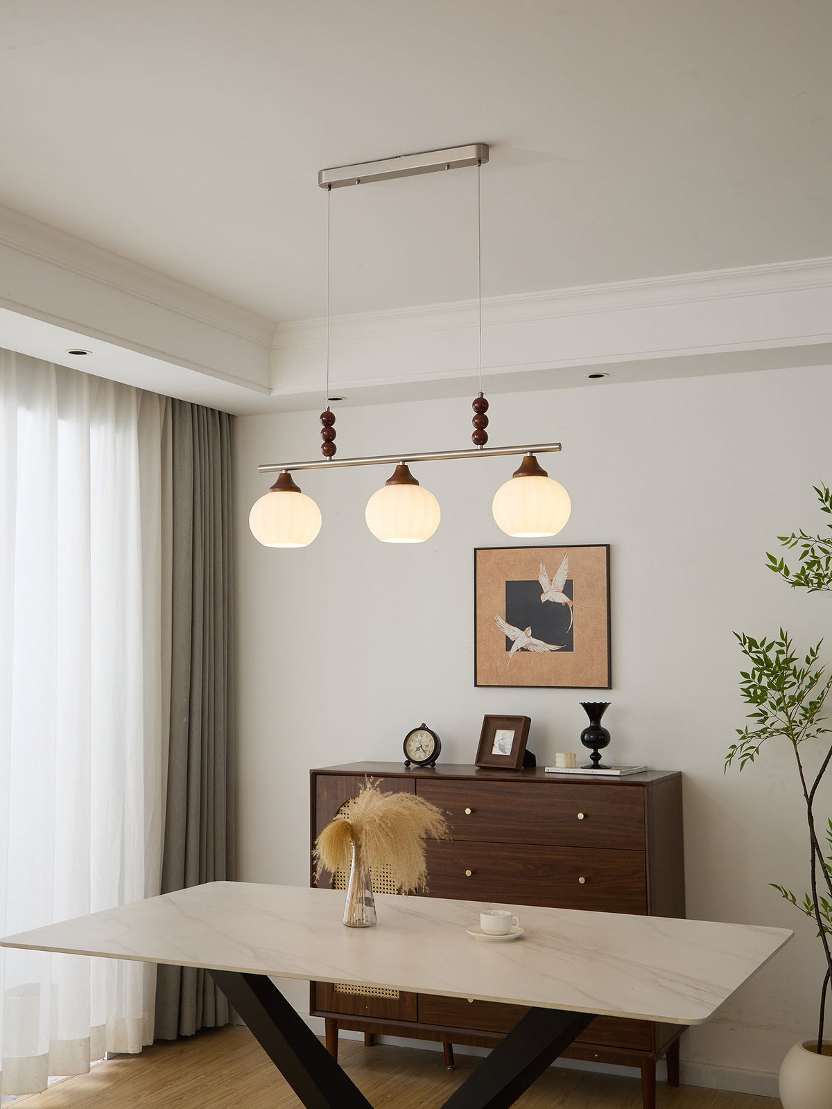Nyla Retro glas hanglamp