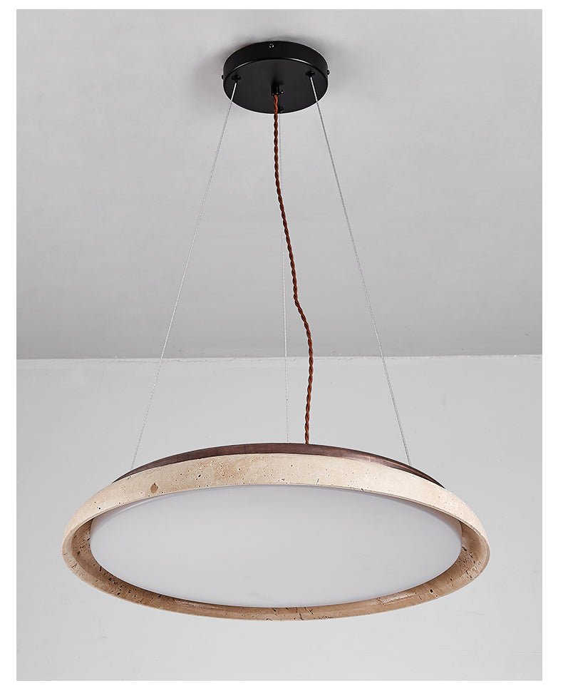 Aeron travertin Lunar Halo hanglamp