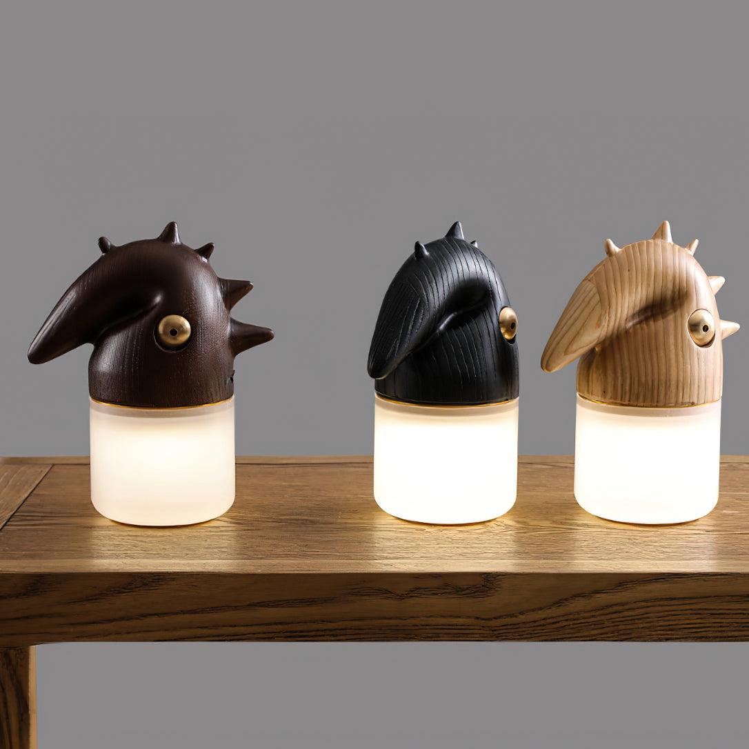 Jerry moderne tafellamp van hout